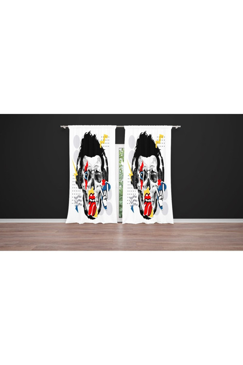 3D Baskılı Fon Perde 753 - 280 X 260