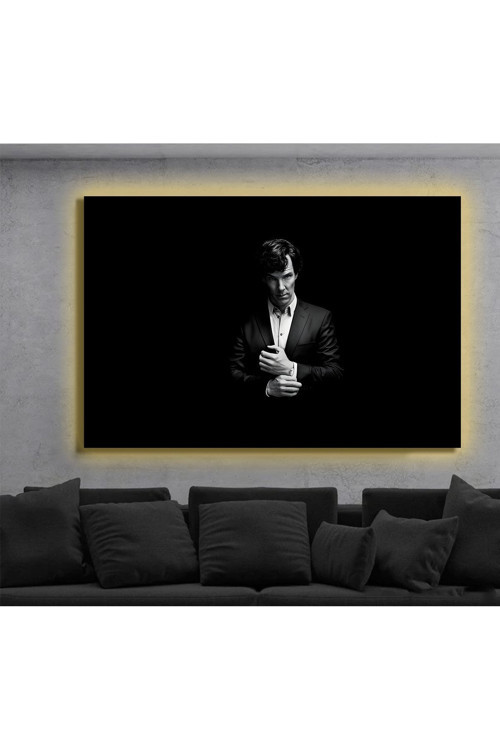 Led Işıklı Kanvas Tablo, 3D Dekoratif Baskılı Tablo Yapay Zeka Destekli Modern Tasarımlar 65
