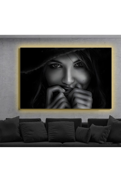 Led Işıklı Kanvas Tablo, 3D Dekoratif Baskılı Tablo Yapay Zeka Destekli Modern Tasarımlar 249