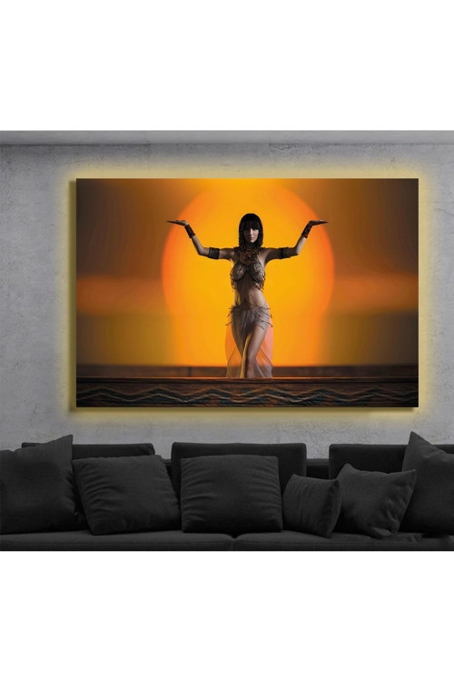 Led Işıklı Kanvas Tablo, 3D Dekoratif Baskılı Tablo Yapay Zeka Destekli Modern Tasarımlar 36