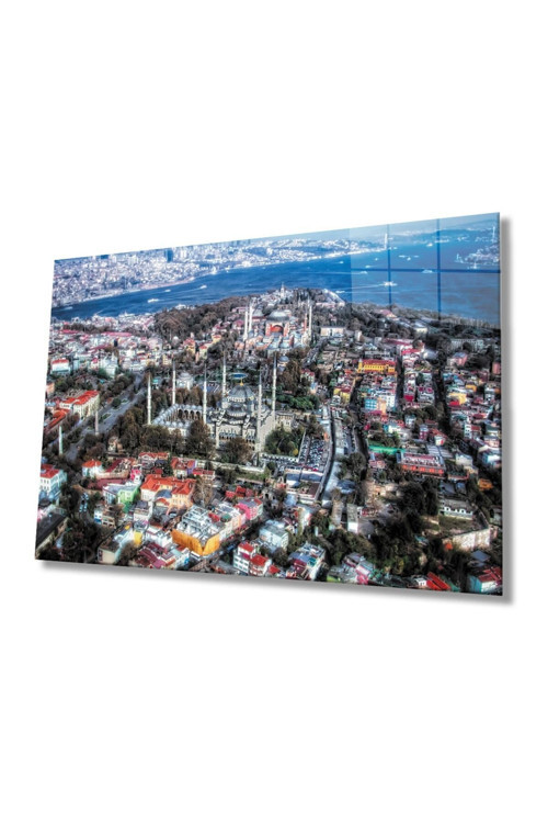 Istanbul Manzara 4Mm Dayanıklı Cam Tablo Temperli Cam