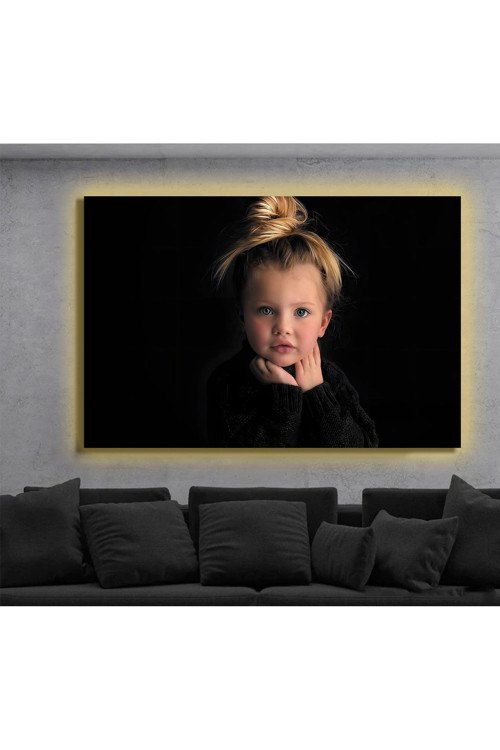 Led Işıklı Kanvas Tablo, 3D Dekoratif Baskılı Tablo Yapay Zeka Destekli Modern Tasarımlar 351