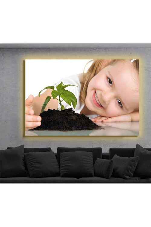 Led Işıklı Kanvas Tablo, 3D Dekoratif Baskılı Tablo Yapay Zeka Destekli Modern Tasarımlar 383
