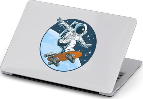 Macbook Air (M2) Kılıf 13.6 inç A2681 Mac06 Şeffaf Sert PVC Kaykay Spor