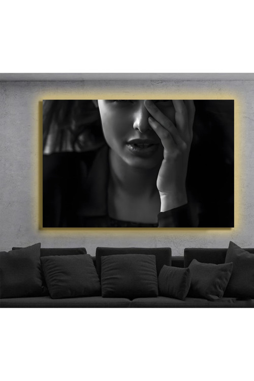 Led Işıklı Kanvas Tablo, 3D Dekoratif Baskılı Tablo Yapay Zeka Destekli Modern Tasarımlar 37