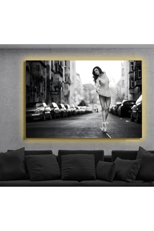 Led Işıklı Kanvas Tablo, 3D Dekoratif Baskılı Tablo Yapay Zeka Destekli Modern Tasarımlar 500