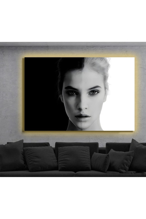 Led Işıklı Kanvas Tablo, 3D Dekoratif Baskılı Tablo Yapay Zeka Destekli Modern Tasarımlar 59