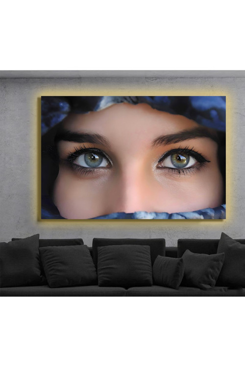 Led Işıklı Kanvas Tablo, 3D Dekoratif Baskılı Tablo Yapay Zeka Destekli Modern Tasarımlar 345