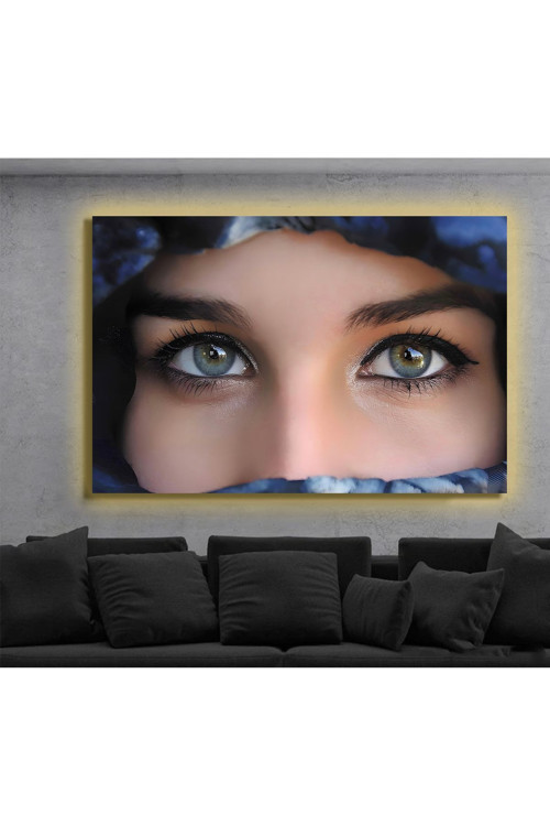 Led Işıklı Kanvas Tablo, 3D Dekoratif Baskılı Tablo Yapay Zeka Destekli Modern Tasarımlar 346