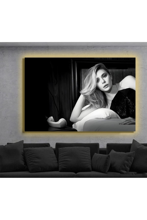 Led Işıklı Kanvas Tablo, 3D Dekoratif Baskılı Tablo Yapay Zeka Destekli Modern Tasarımlar 93