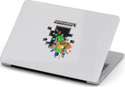 Macbook Pro (M1-M2) Kılıf 14.2 inç A2442-A2779 Mac08 Şeffaf Notebook Kılıfı Minecraft