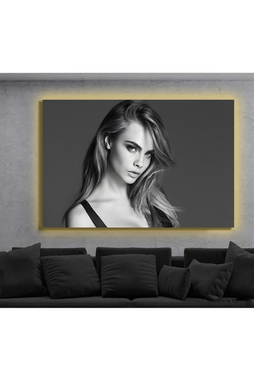 Led Işıklı Kanvas Tablo, 3D Dekoratif Baskılı Tablo Yapay Zeka Destekli Modern Tasarımlar 79