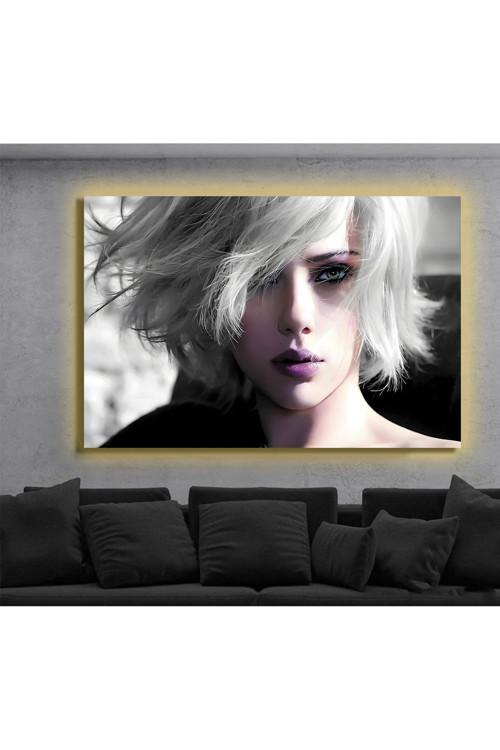 Led Işıklı Kanvas Tablo, 3D Dekoratif Baskılı Tablo Yapay Zeka Destekli Modern Tasarımlar 80