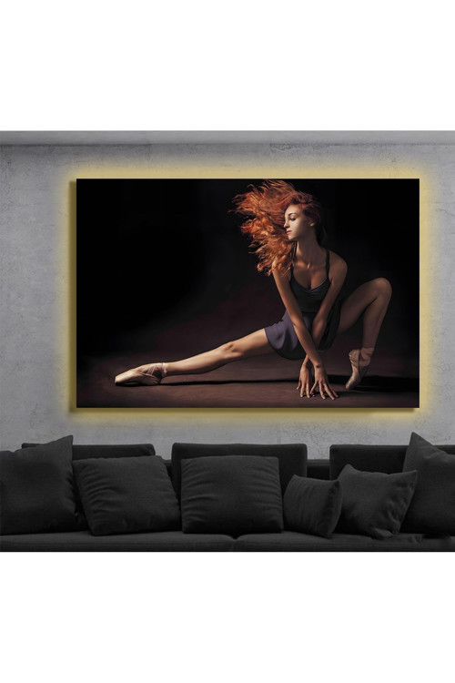Led Işıklı Kanvas Tablo, 3D Dekoratif Baskılı Tablo Yapay Zeka Destekli Modern Tasarımlar 495