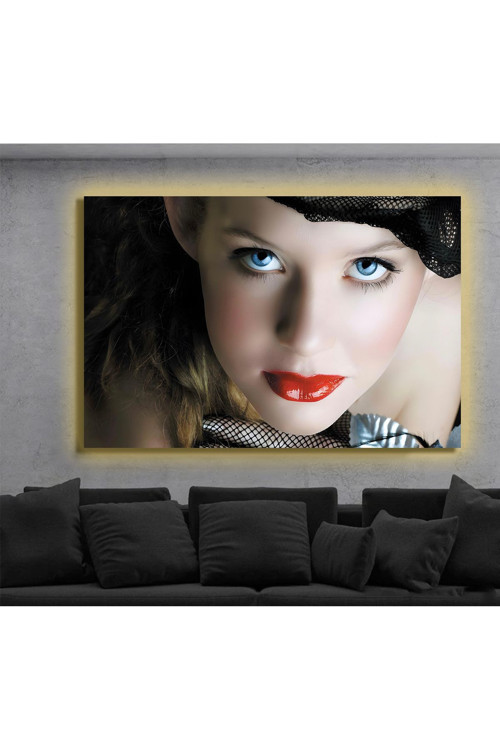 Led Işıklı Kanvas Tablo, 3D Dekoratif Baskılı Tablo Yapay Zeka Destekli Modern Tasarımlar 469