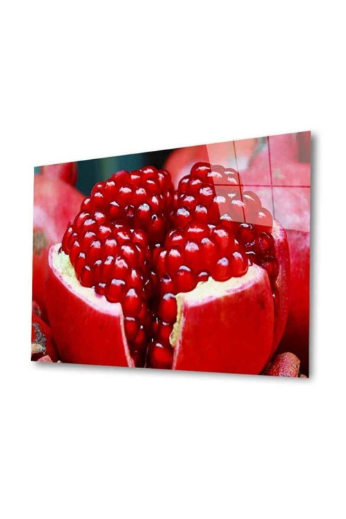 Trndry Seri001 Meyveler Cam Tablo 4Mm Dayanıklı Temperli Cam