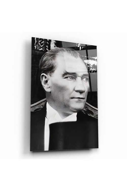Atatürk Cam Tablo | Hediyelik, Dekoratif, Ofis, Mutfak