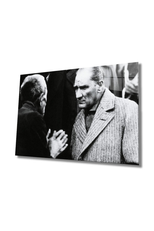 Atatürk Cam Tablo 4 Mm Dayanıklı Temperli Cam