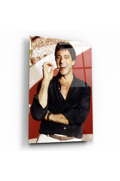 Tony Montana Scarface Cam Tablo | Hediyelik, Dekoratif, Ofis, Mutfak