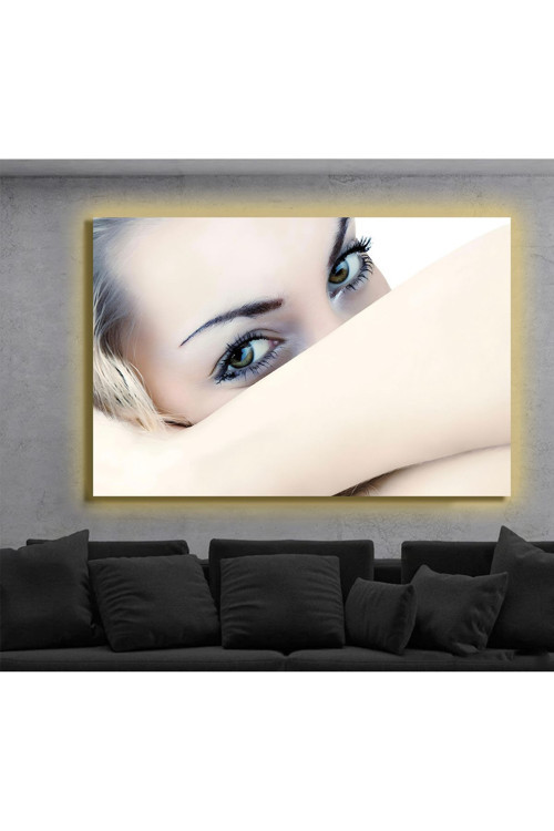 Led Işıklı Kanvas Tablo, 3D Dekoratif Baskılı Tablo Yapay Zeka Destekli Modern Tasarımlar 124