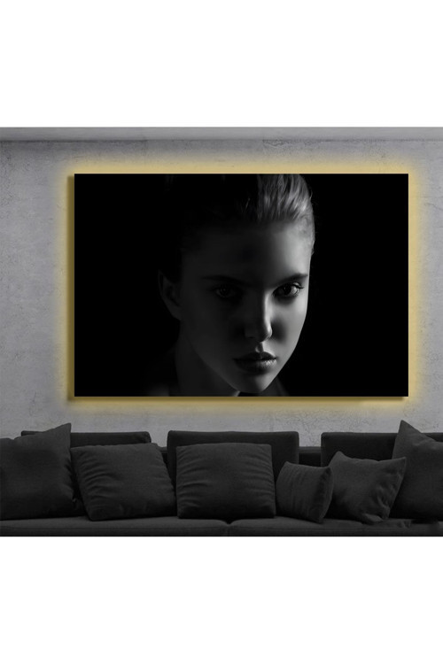 Led Işıklı Kanvas Tablo, 3D Dekoratif Baskılı Tablo Yapay Zeka Destekli Modern Tasarımlar 119