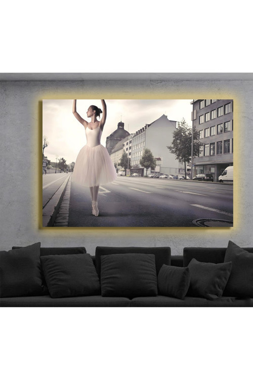 Led Işıklı Kanvas Tablo, 3D Dekoratif Baskılı Tablo Yapay Zeka Destekli Modern Tasarımlar 521