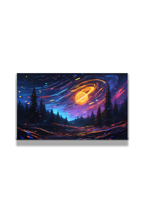 Sanatsal Yapayzeka, Creative Art, 3D Dekoratif Baskı Yatay Cam Tablo 376