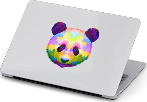 Macbook Pro (M1-M2) Kılıf 13.3 inç A2338-A2289 Mac23 Şeffaf Sert Koruma Kılıfı Panda