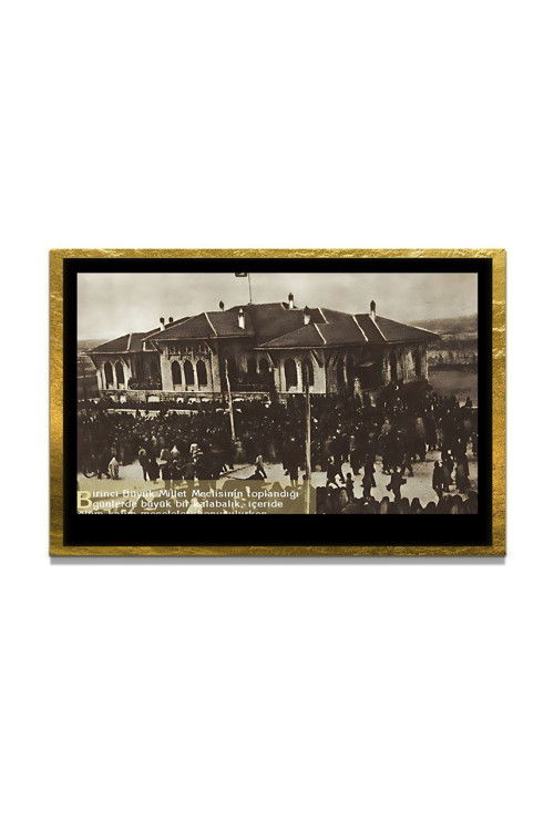 Yapay Zeka İle Yenilenmiş Atatürk Fotoğrafları Siyah Beyaz Cam Tablo, 3D Dekoratif Baskı 688