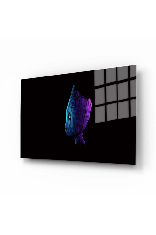 Motivasyon Cam Tablo, Kaligrafi, 3D Dekoratif Baskı
