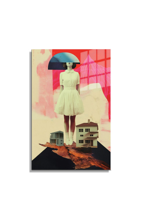 Popart Digital Sanatlar,3D Dekoratif Baskı Cam Tablo 04