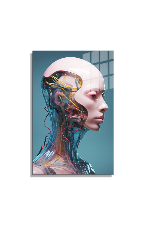 Popart Digital Sanatlar,3D Dekoratif Baskı Cam Tablo 44
