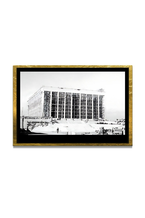 Yapay Zeka İle Yenilenmiş Atatürk Fotoğrafları Siyah Beyaz Cam Tablo, 3D Dekoratif Baskı 390
