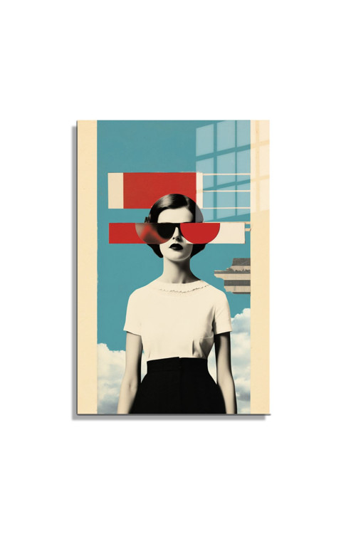 Popart Digital Sanatlar,3D Dekoratif Baskı Cam Tablo 155