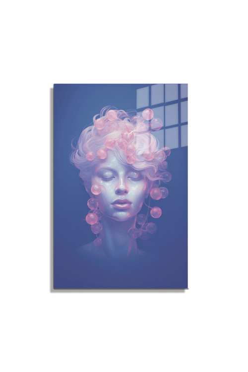 Popart Digital Sanatlar,3D Dekoratif Baskı Cam Tablo 77
