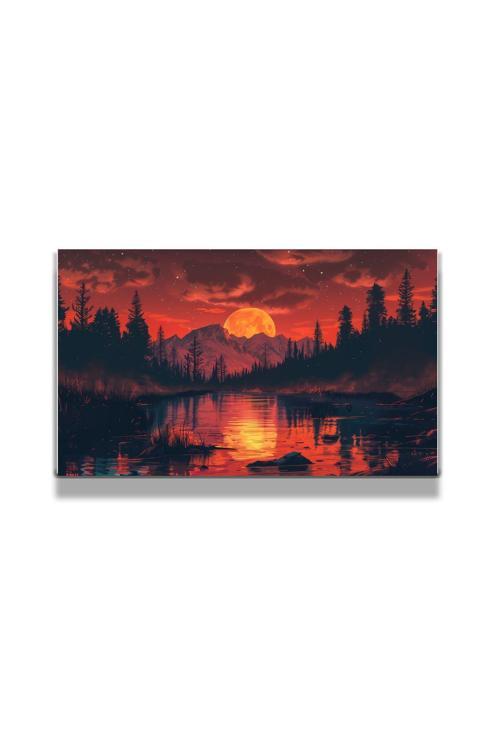 Sanatsal Yapayzeka, Creative Art, 3D Dekoratif Baskı Yatay Cam Tablo 387