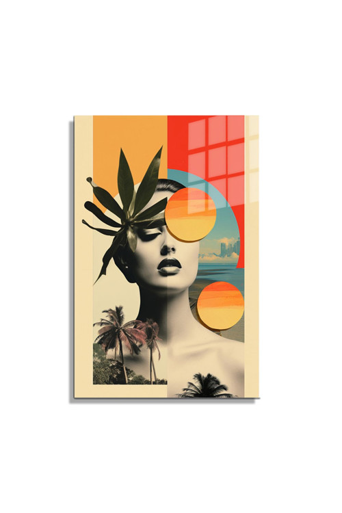 Popart Digital Sanatlar,3D Dekoratif Baskı Cam Tablo 100