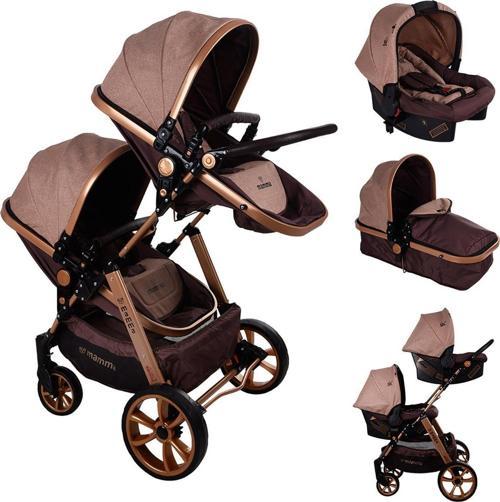 Twin Gold Travel Sistem İkiz Bebek Arabası