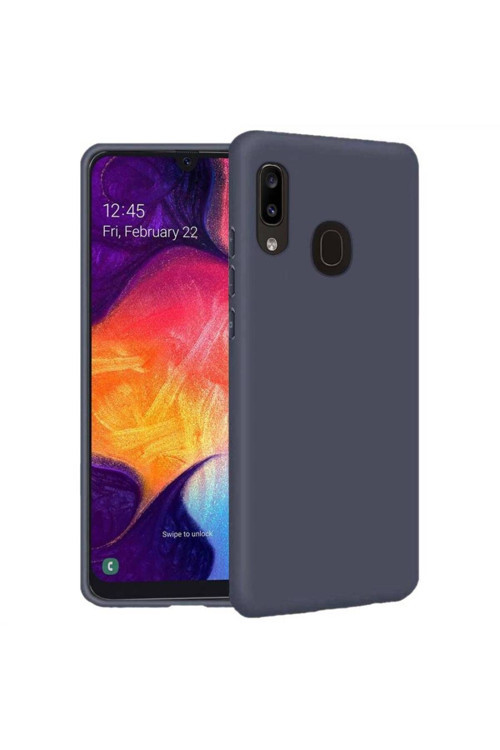 Samsung Galaxy A20 Içi Kadife Silikon Kılıf Elegant