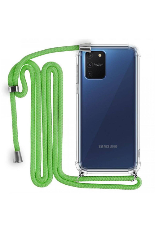 İp Askılı Tank Şeffaf Kılıf Samsung Galaxy S10 Lite
