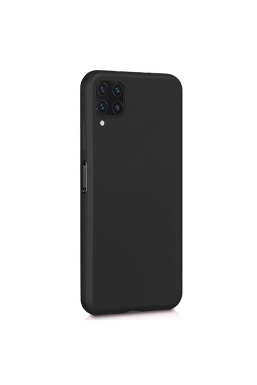 Samsung Galaxy A12 Premium Silikon Kılıf Siyah