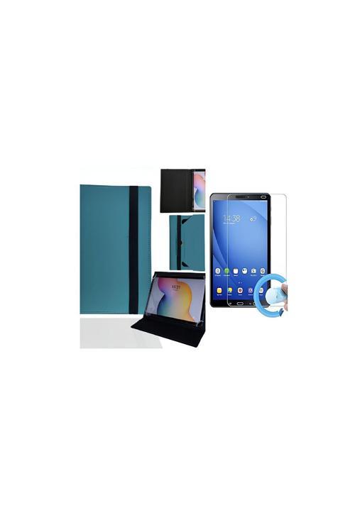 Samsung Galaxy Tab S2 T813 9.7" Tablet Uyumlu Standlı Tablet Kılıfı + Nano Ekran Koruyucu