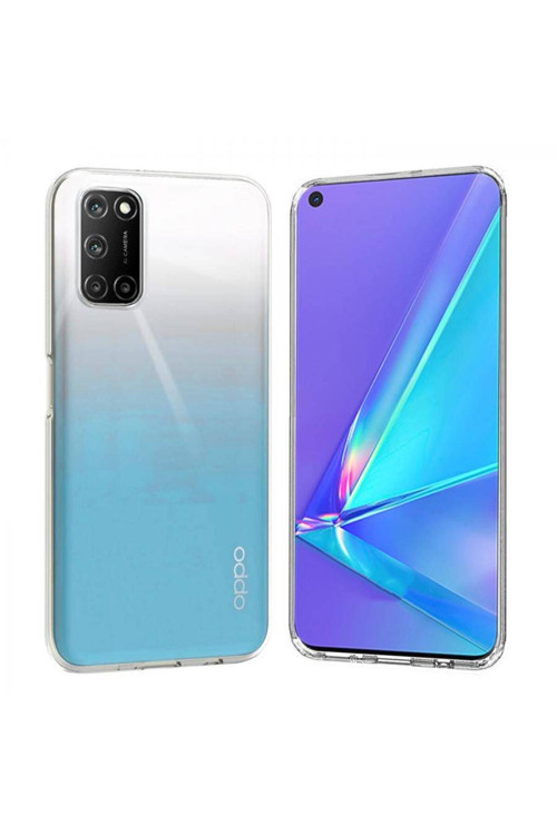 Oppo A72 Ultra Ince Silikon Kılıf Şeffaf