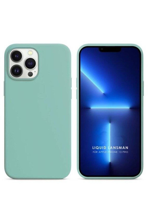 Apple İphone 15 Pro Max 6.7'' Liquit Lansman Silikon Turkuaz