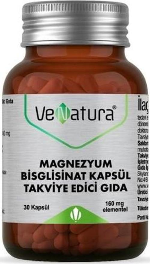 Magnezyum Bisgrlisinat 160 Mgr 30 Kapsül
