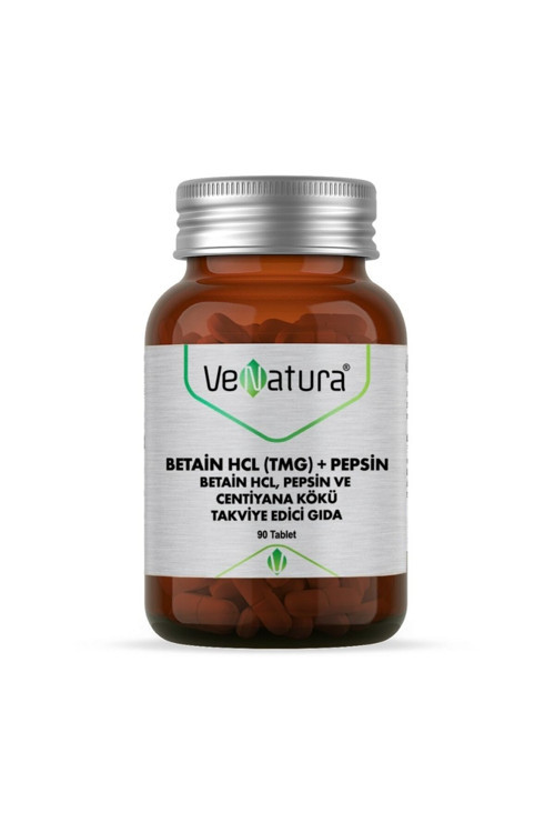 Betain HCL (TMG) Pepsin Centiyana Kökü 90 Tablet
