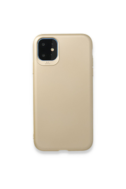Apple Iphone 11 (6.1'') Premium Silikon Kılıf Gold