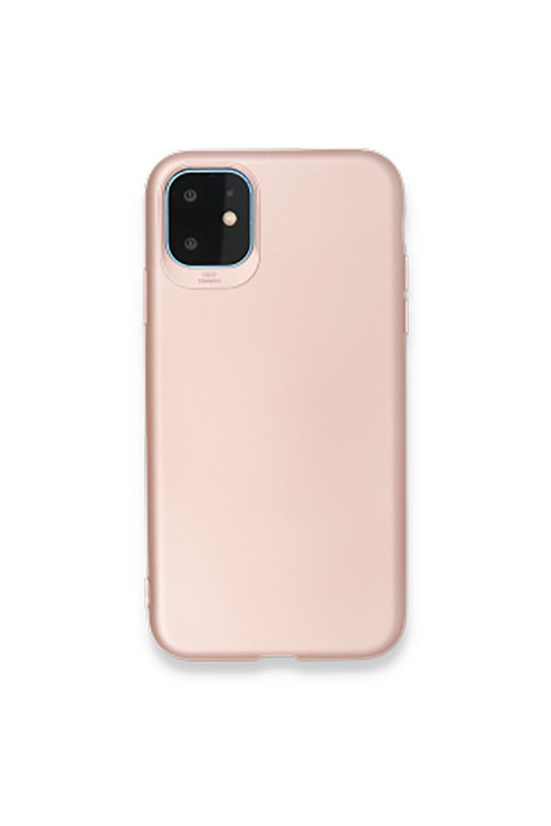 Apple Iphone 11 (6.1'') Premium Silikon Kılıf Rose Gold