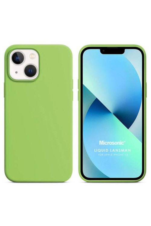 Apple İphone 15 6.1'' Liquit Lansman Silikon Yeşil