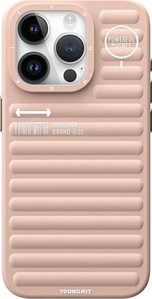iPhone 15 Pro Uyumlu Kılıf Mat Renkli Tasarım Original Serisi Kapak Pembe